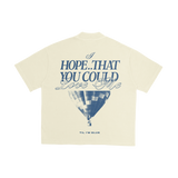 "Til I'm Blue" Banana Cream Tee