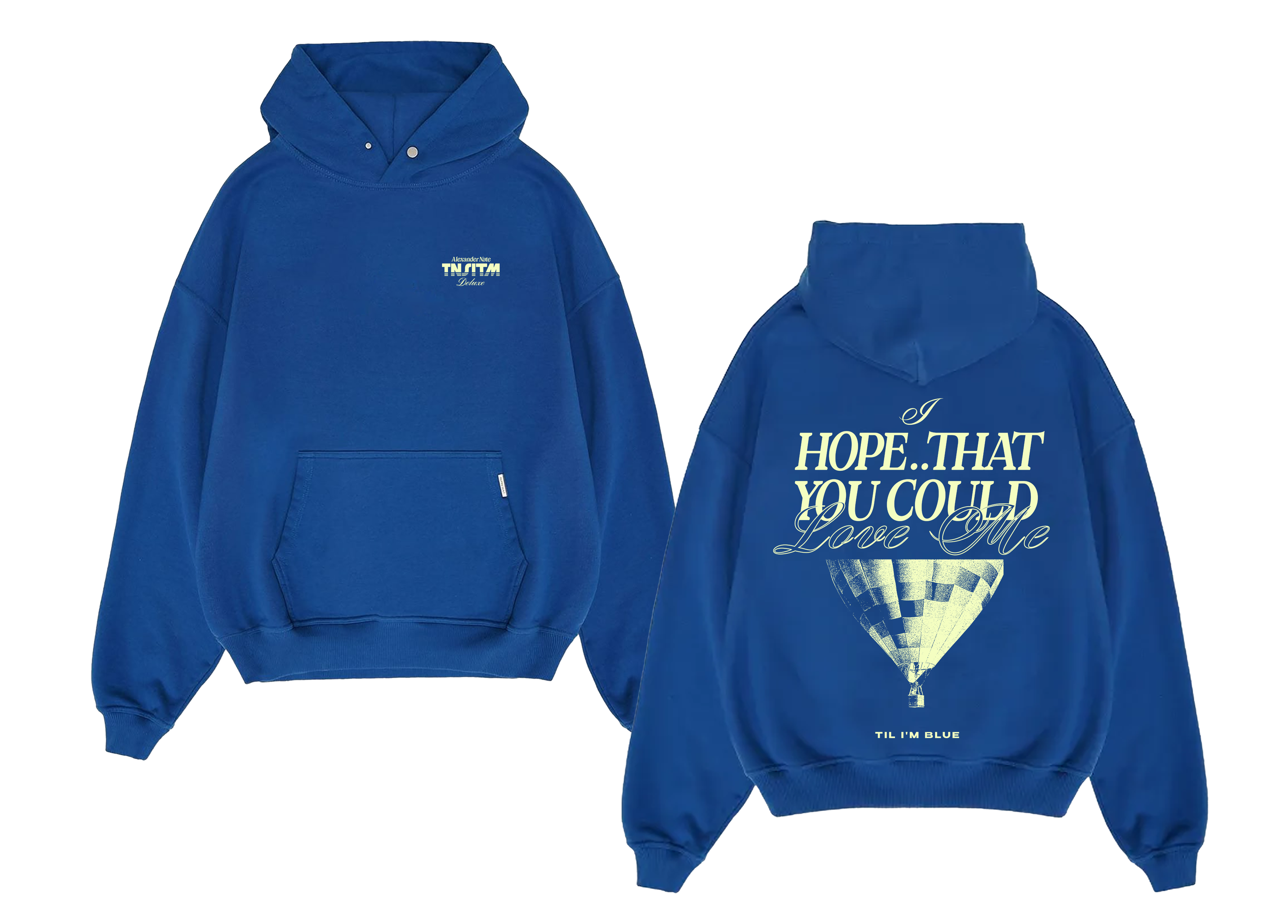 "Til I'm Blue" Royal Hoodie