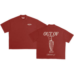 "Out Of Control" Cherry Red Tee