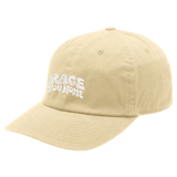 "RACE YOU HOME" Banana Cream Dad Hat