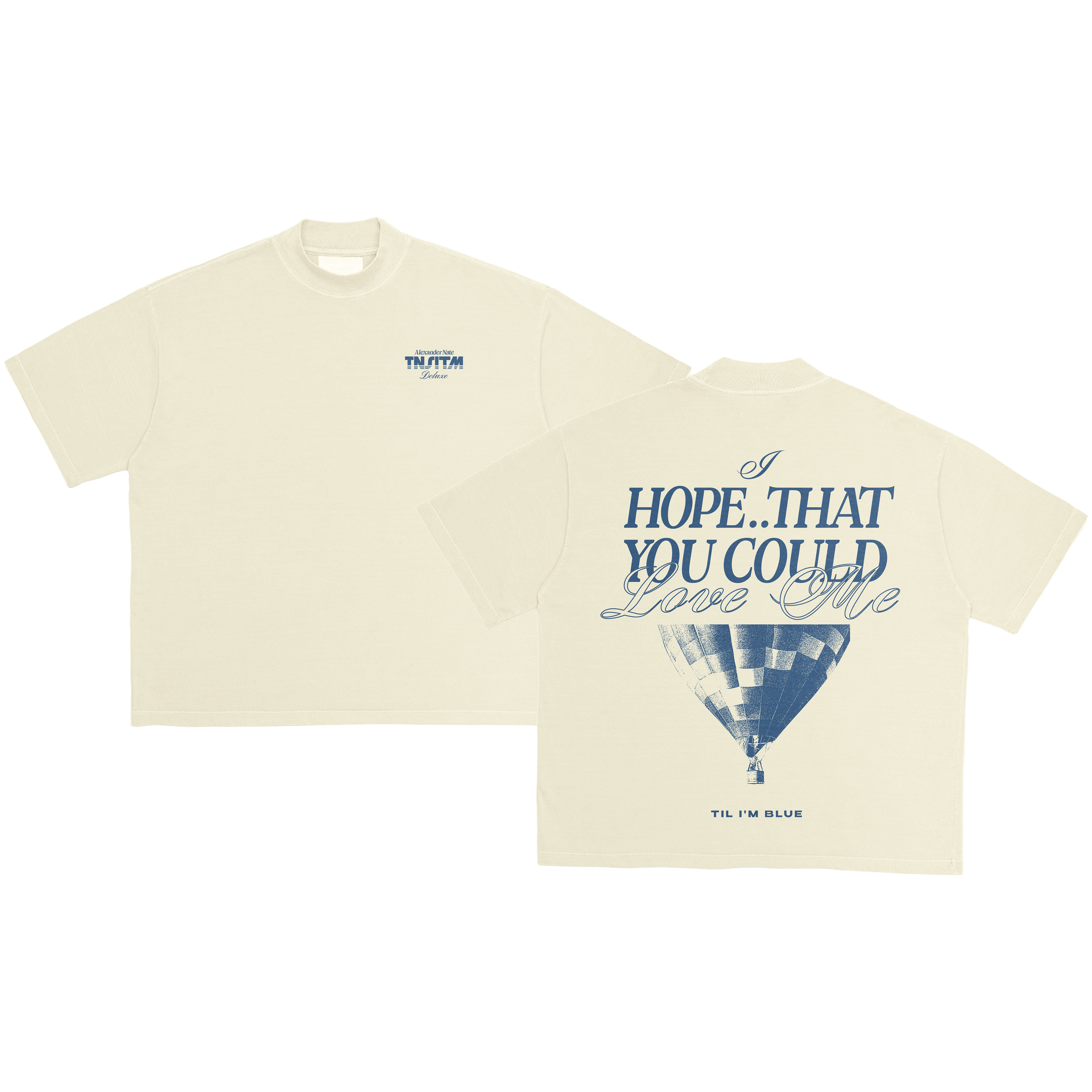 "Til I'm Blue" Banana Cream Tee