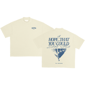 "Til I'm Blue" Banana Cream Tee